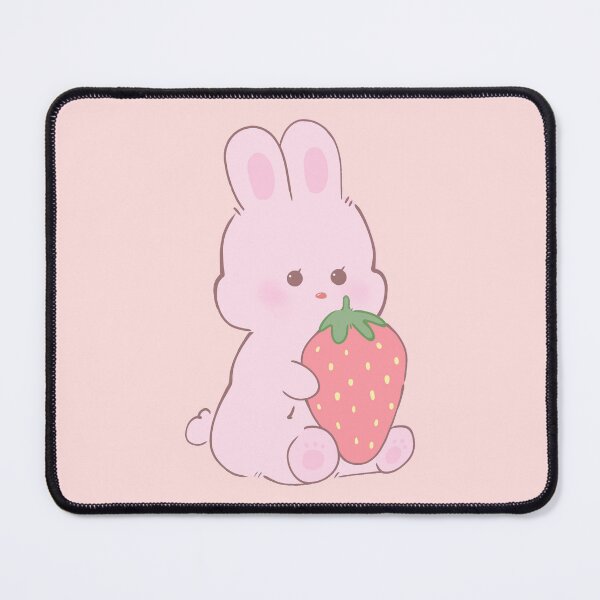 Item preview, A bunny holding a strawberry designed and sold by BerryKumo.