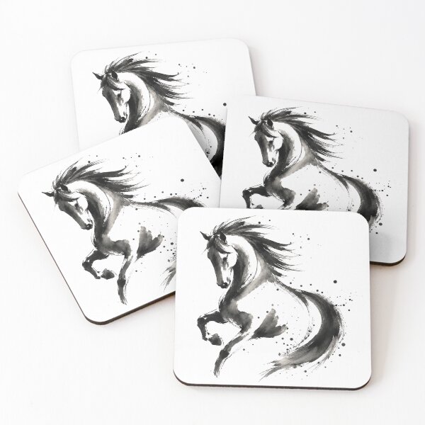 Item preview, Abstract Horse Ink Painting designed and sold by OTSC.