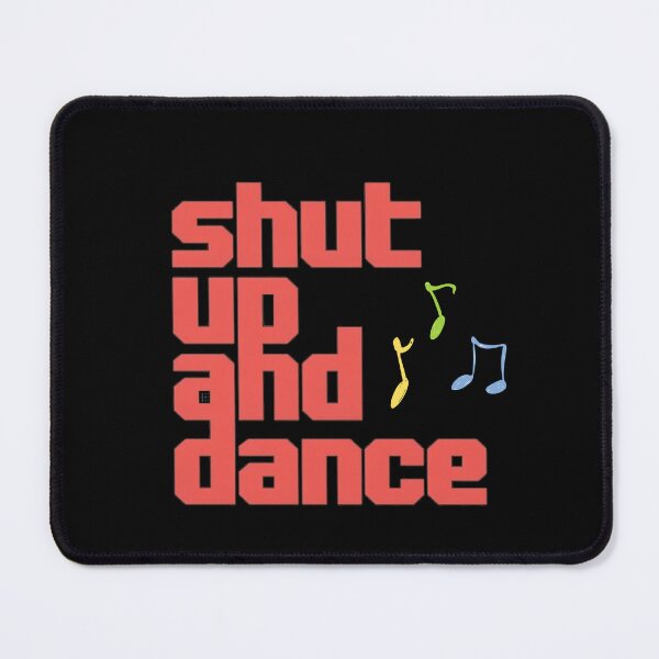 Item preview, Copy of Shut Up and Dance - bold red designed and sold by Stefrait-7.