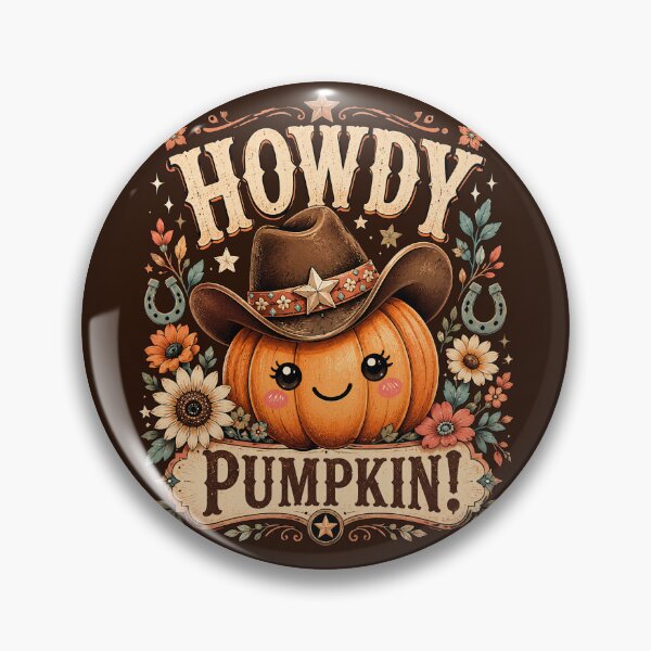 Item preview, Howdy Pumpkin Western Fall Cutie designed and sold by Victor Shadehorn.