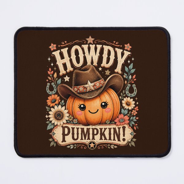 Item preview, Howdy Pumpkin Western Fall Cutie designed and sold by Victor Shadehorn.