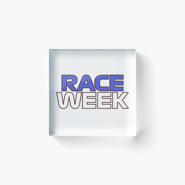 Item preview, Race Week (Blue) designed and sold by hazywares.