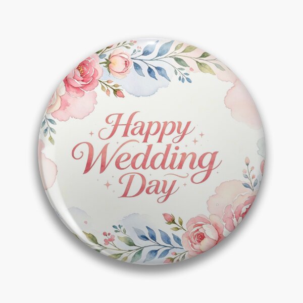 Item preview, Happy wedding day picture with colourful flowers designed and sold by carlsmart1.