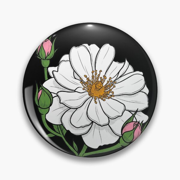 Item preview, The Avon Rose: Rosa Poulmulti Botanical Print designed and sold by FreiherrPK.