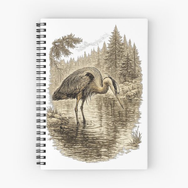 Item preview, Great Blue Heron Fishing designed and sold by KrungiT Design .