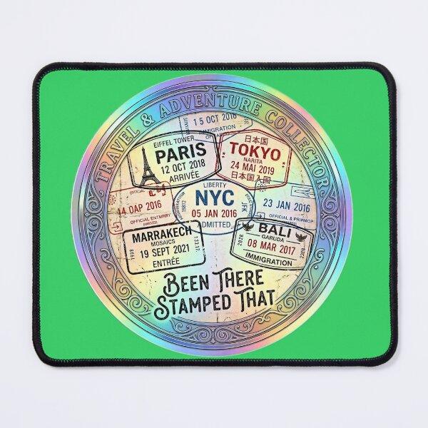 Item preview, Been There Stamped That Holographic Passport Collector  designed and sold by Modefissi.