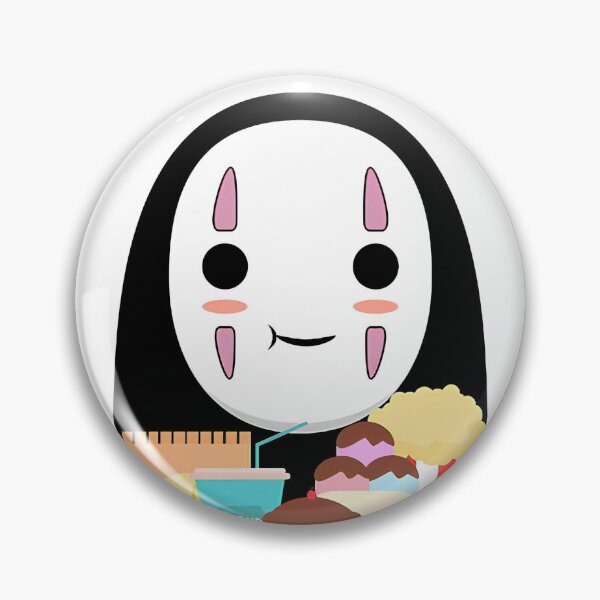 Item preview, Cute kawaii spirits [[faces]] no -%[ghiblis]%- eat popcorn aways  designed and sold by arcaneaeri.