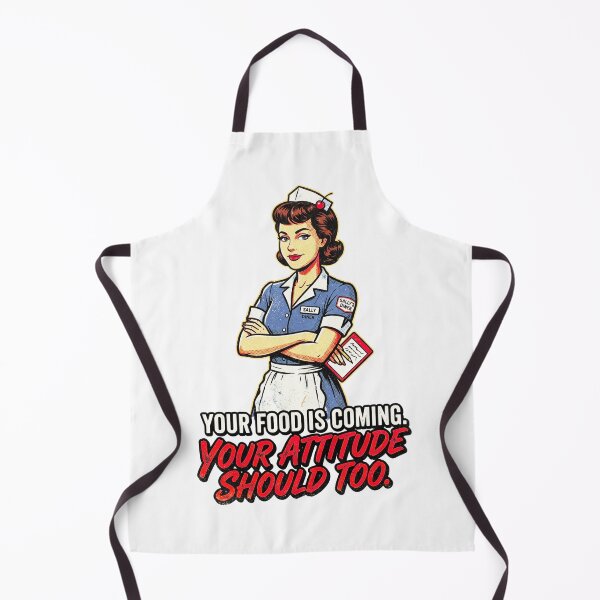 Item preview, Your Food Funny Waitress designed and sold by JMS-Artvintage.