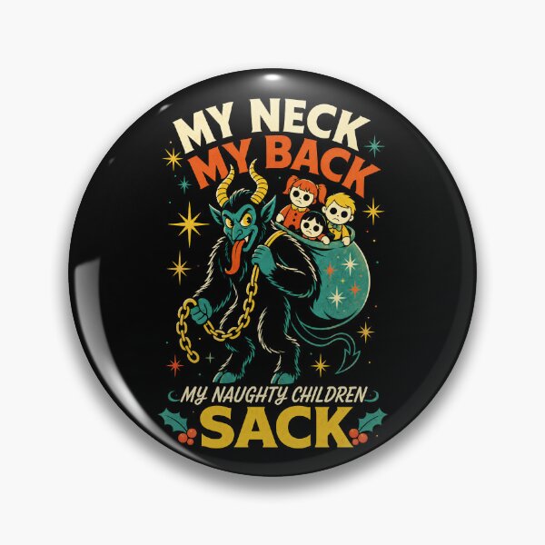 Item preview, Krampus Naughty Children Sack Christmas Humor designed and sold by Victor Shadehorn.