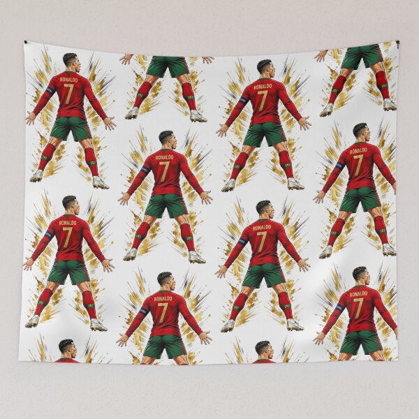 Item preview, CR7 Anime Siuuu Celebration Football Graphic designed and sold by mo-carnival.