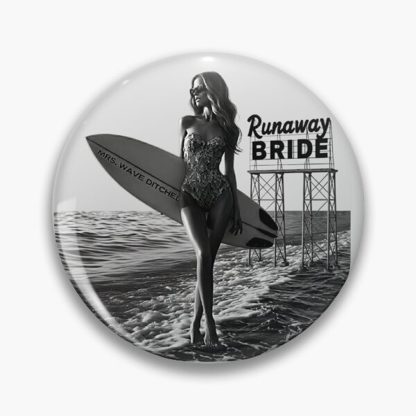 Item preview, Bachelorette Party Bride Surfboard Ocean designed and sold by Voodoo Store Paranormal Collections.