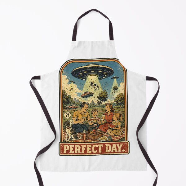 Item preview, Perfect Day Alien UFO Picnic designed and sold by wizooo411.