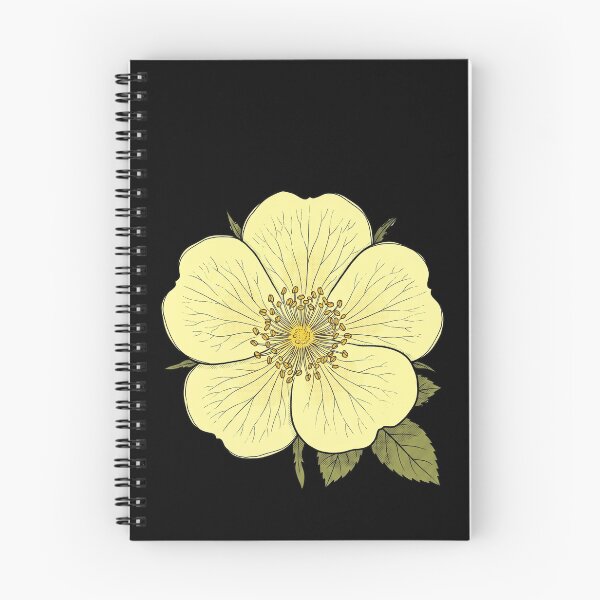 Item preview, The Missionary's Anomaly: Rosa Hugonis Botanical Print designed and sold by FreiherrPK.