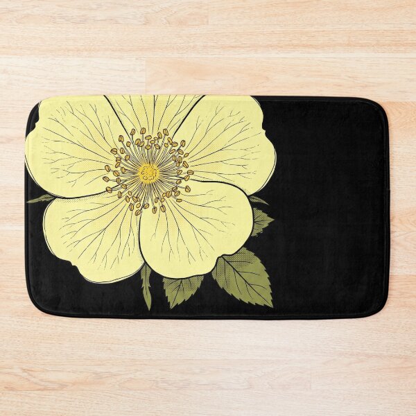 Item preview, The Missionary's Anomaly: Rosa Hugonis Botanical Print designed and sold by FreiherrPK.