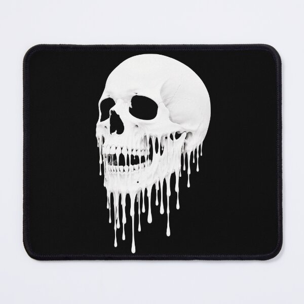 Item preview, Melting White Skull Surreal Gothic Graphic designed and sold by Munib320.