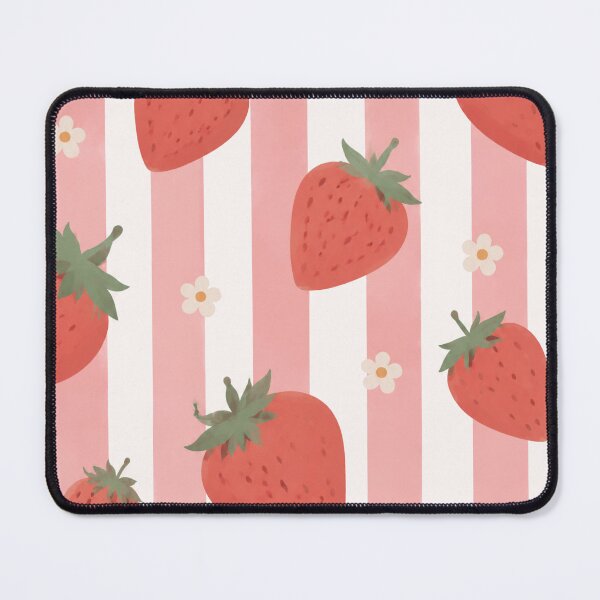 Item preview, Coquette Strawberry Pink Stripe Bedroom Nursery designed and sold by bosamji.
