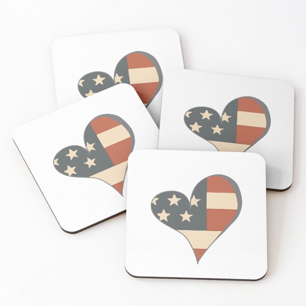 Item preview, Heart with American Flag – Independence Day designed and sold by Tshirtmania4you.