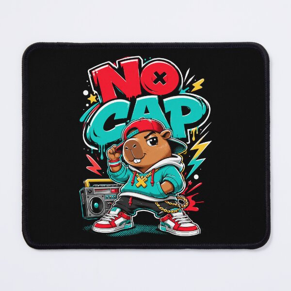 Item preview, No Cap Capybara Hip Hop Attitude designed and sold by Victor Shadehorn.