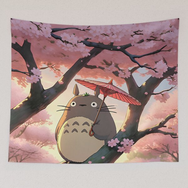 Item preview, Cute kawaii monster [[kiki's]] hanging -%[ghiblis]%- sakura tree aways Dragon designed and sold by arcaneaeri.