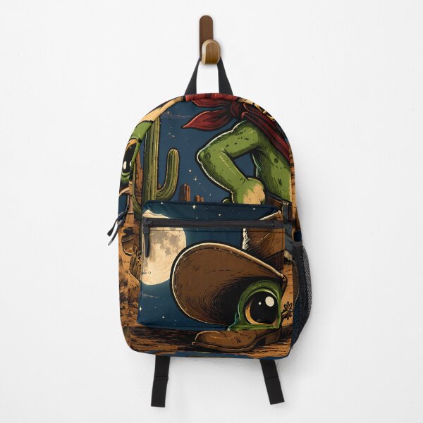 Item preview, Cute Cowboy Frog Under the Moon . Funny Western Desert Amphibian  designed and sold by aminz4.