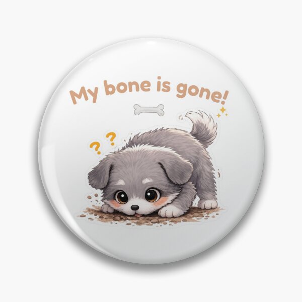 Item preview, My Bone Is Gone! Cute Sleepy Puppy Funny Dog Lover Design designed and sold by Keep-Healing.