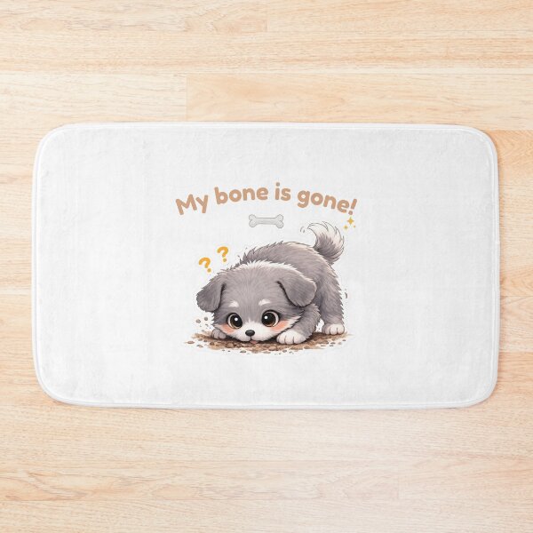 Item preview, My Bone Is Gone! Cute Sleepy Puppy Funny Dog Lover Design designed and sold by Keep-Healing.