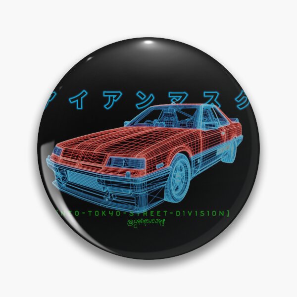 Item preview, DR30 Iron Mask Wireframe Retro Cyber 80s Silhouette Art - 1 designed and sold by GrimeWear.