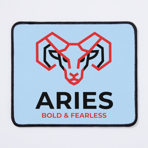 Item preview, Aries Bold & Fearless Zodiac Ram | Daily Horoscope Astrology Design | Geometric Aries Symbol designed and sold by Bhaskar Digital Art.