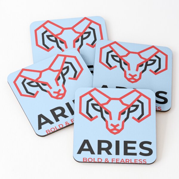 Item preview, Aries Bold & Fearless Zodiac Ram | Daily Horoscope Astrology Design | Geometric Aries Symbol designed and sold by Bhaskar Digital Art.