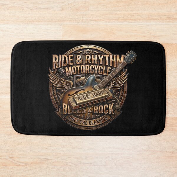Item preview,  Blues Rock Motorcycle bagde designed and sold by TomVtX.