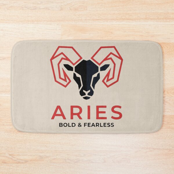 Item preview, Aries Zodiac Ram Logo | Daily Horoscope Astrology Design | Bold & Fearless Fire Sign Art designed and sold by Bhaskar Digital Art.