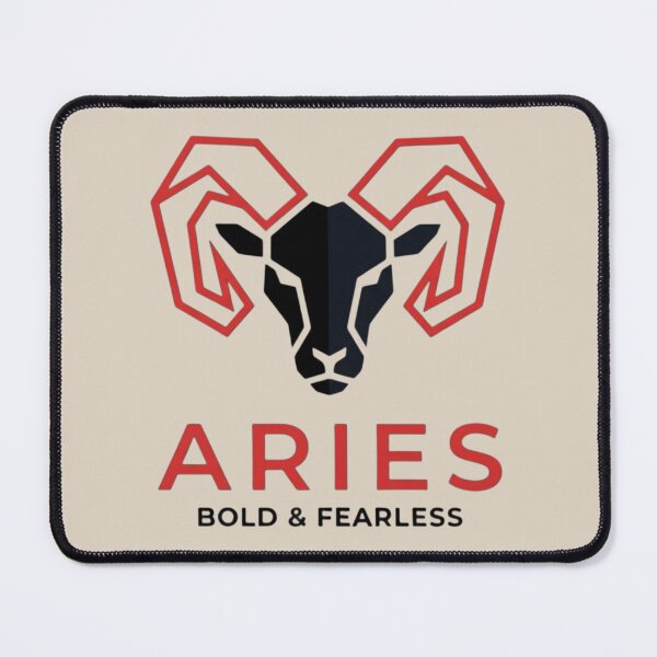Item preview, Aries Zodiac Ram Logo | Daily Horoscope Astrology Design | Bold & Fearless Fire Sign Art designed and sold by Bhaskar Digital Art.