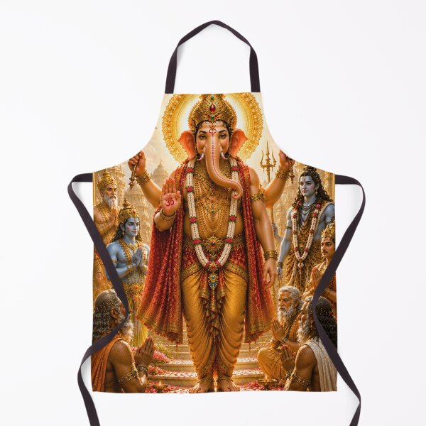 Item preview, ord Ganesha Defeats Gajamukhasura Series – The Remover of Obstacles Rises- Lord Ganesha Accepts the Divine Challenge designed and sold by Homyar.