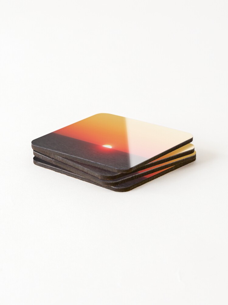 Thumbnail 4 of 5, Coasters (Set of 4), Sun Rise designed and sold by ART22.