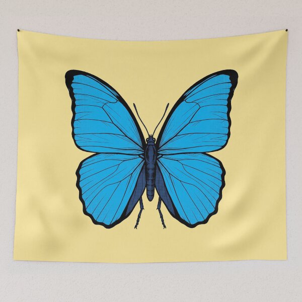 Item preview, The Structural Lie: Morpho menelaus Butterfly Print designed and sold by FreiherrPK.