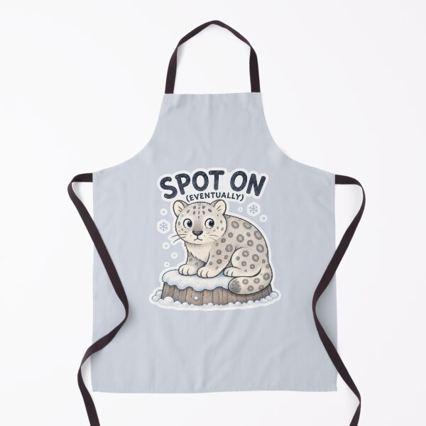 Item preview, Spot On Eventually Snow Leopard designed and sold by ChirpInc.
