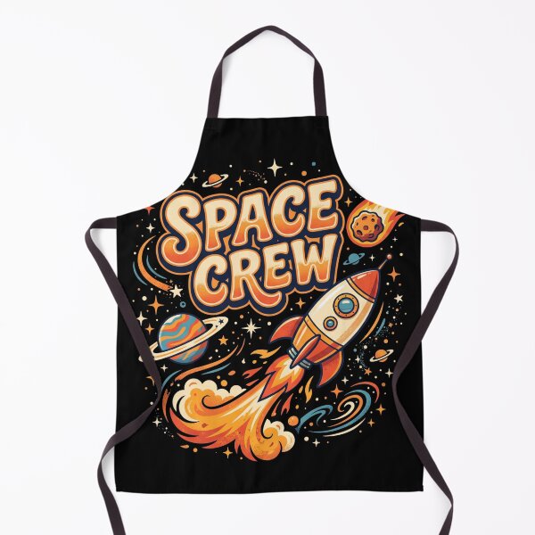 Item preview, Space Crew Retro Cartoon Rocket Ship Shirt designed and sold by TeNovaStudio.