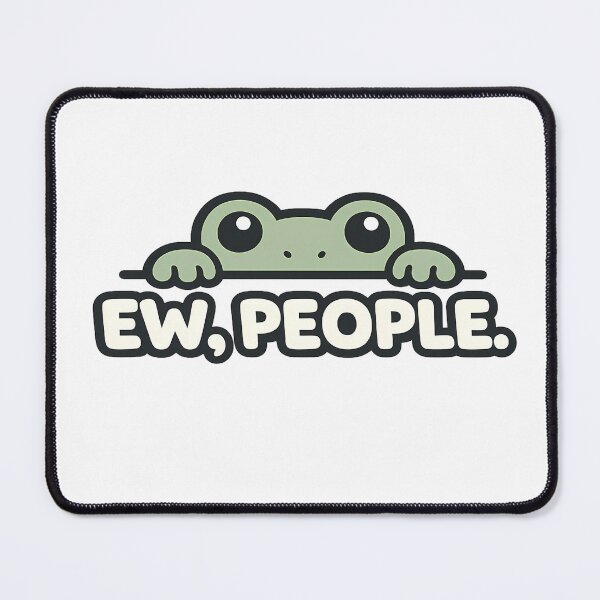 Item preview, Ew People Introvert Frog Meme Funny Shirt designed and sold by Moss & Mellow.