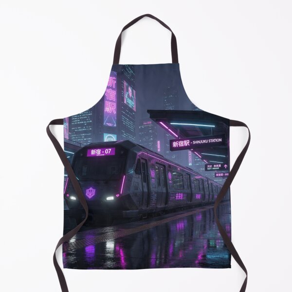 Item preview, Cyberpunk Train at Shinjuku Station designed and sold by Pioneer Spirit Market.