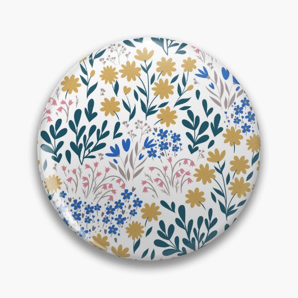 Item preview, Wildflower Meadow Pattern Botanical Floral Seamless Print designed and sold by K Design Store.