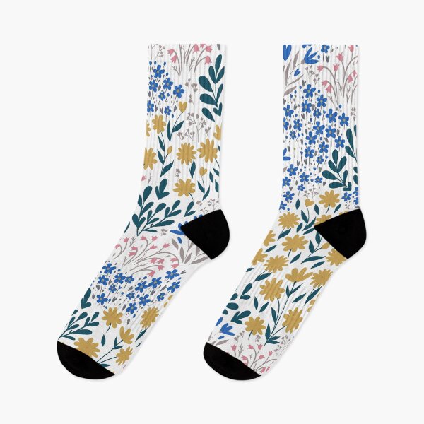 Item preview, Wildflower Meadow Pattern Botanical Floral Seamless Print designed and sold by K Design Store.