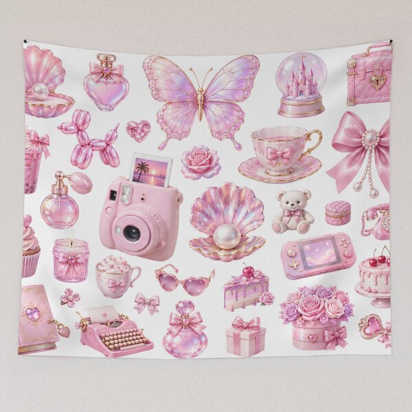 Item preview, Coquette Luxury Girly Icons designed and sold by StrawberryStudio.