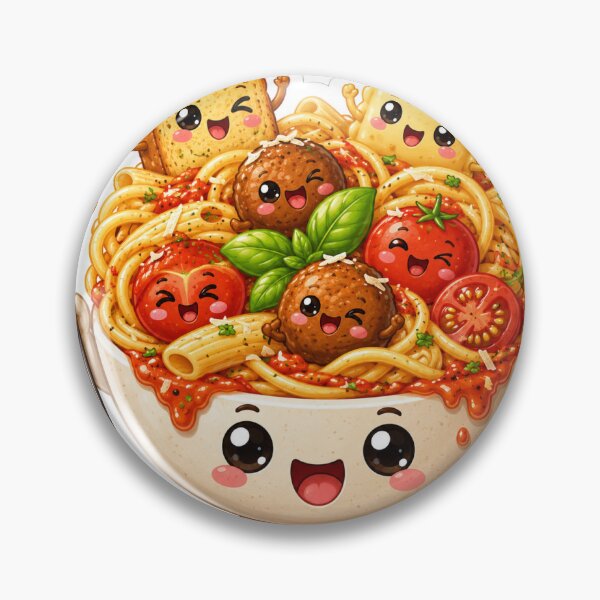 Item preview, Cute Kawaii Pasta Character Sticker designed and sold by cristyancw.