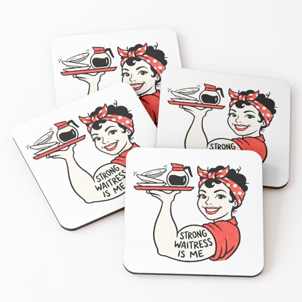 Item preview, Strong Waitress Is Me designed and sold by JMS-Artvintage.