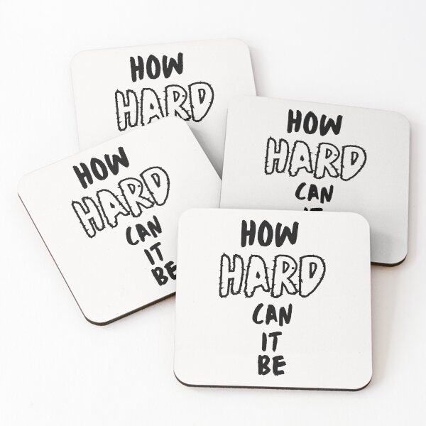 Item preview, How Hard Can It Be Motivational Quote designed and sold by Snedsdigital.