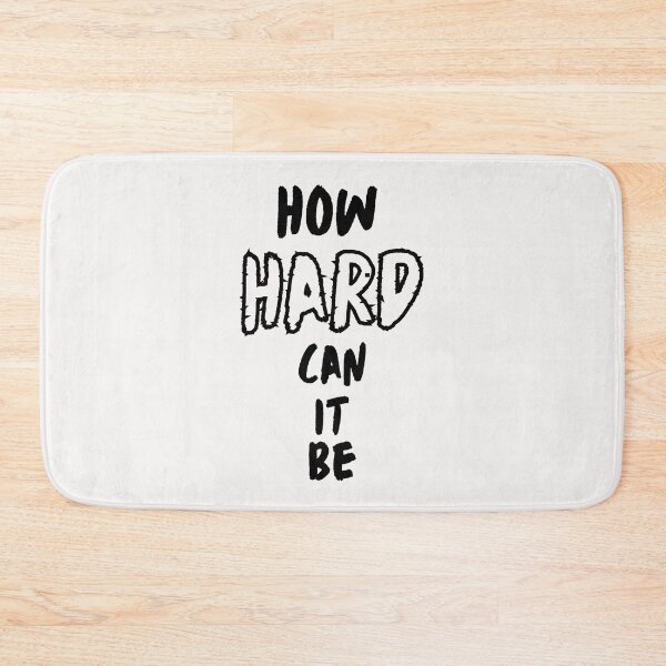 Item preview, How Hard Can It Be Motivational Quote designed and sold by Snedsdigital.