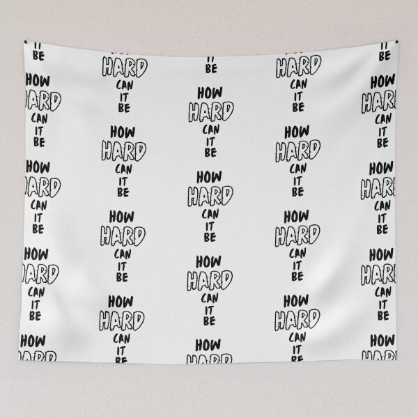 Item preview, How Hard Can It Be Motivational Quote designed and sold by Snedsdigital.