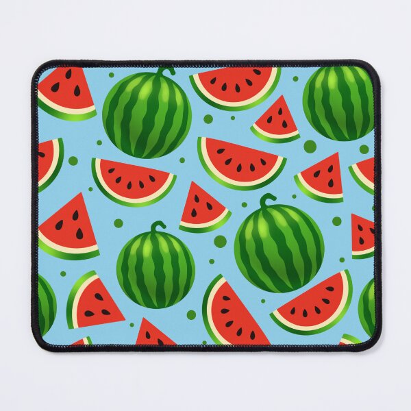 Item preview, Watermelon Pattern Light Blue Background designed and sold by tviyluv.