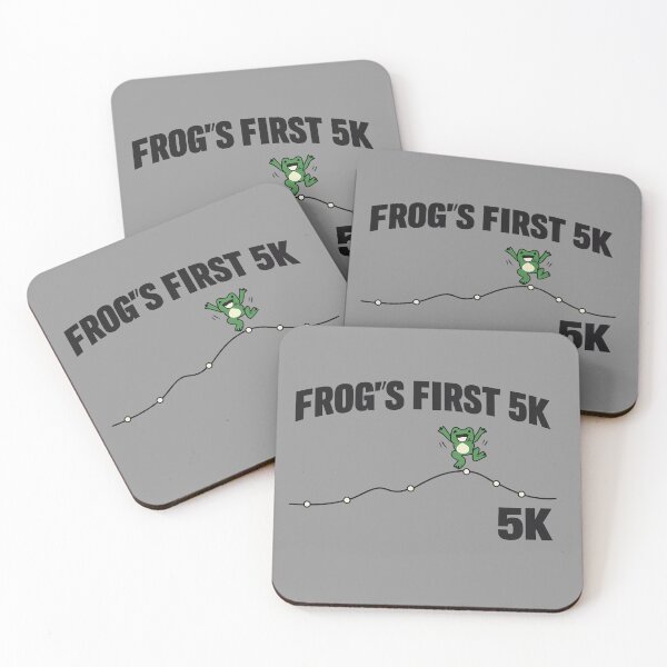 Item preview, Frog's First 5K Funny Running Frog Meme designed and sold by Moss & Mellow.