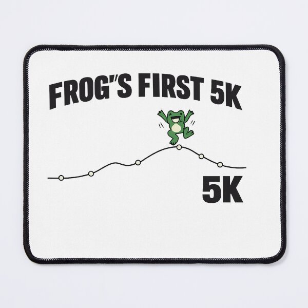 Item preview, Frog's First 5K Funny Running Frog Meme designed and sold by Moss & Mellow.